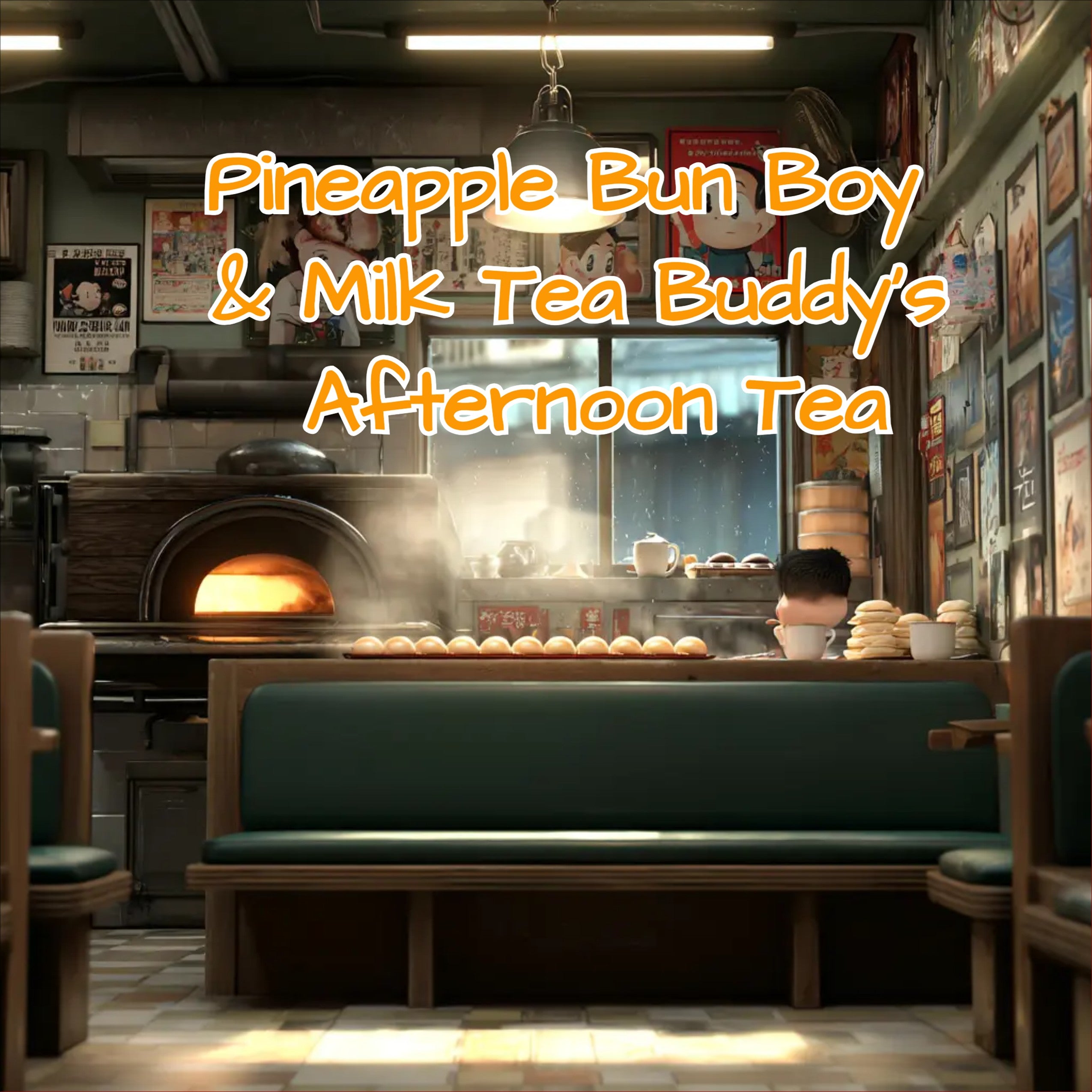 Pineapple Bun Boy & Milk Tad Buddy's Afternoon Tea